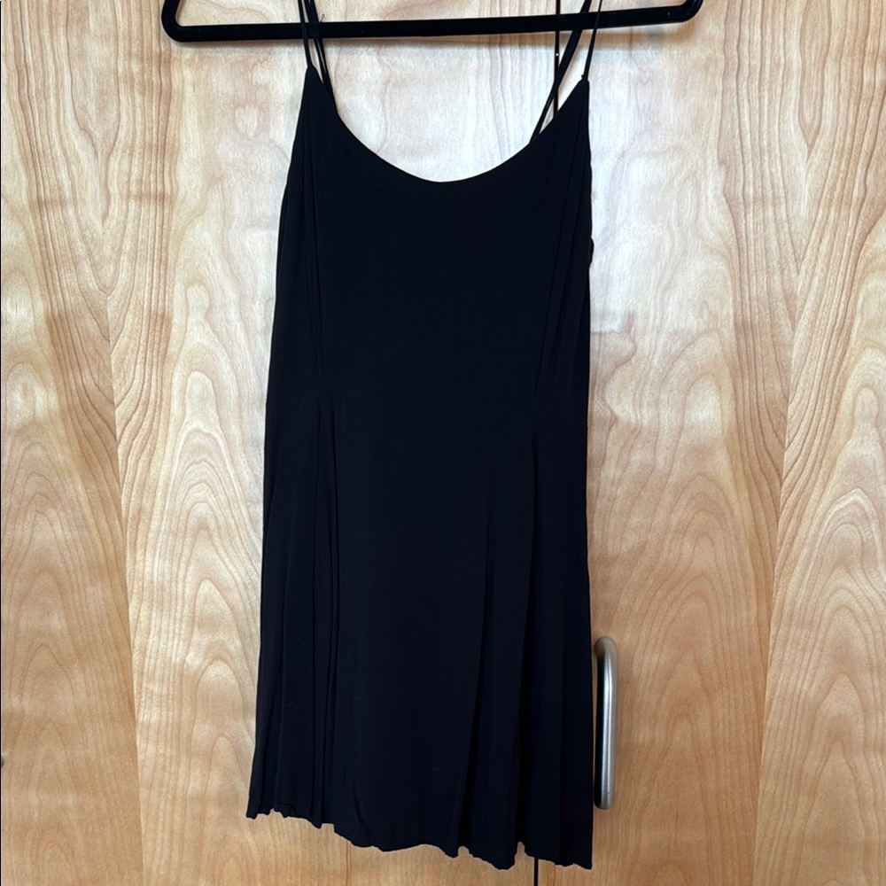 Forever 21 Black Satin Dress